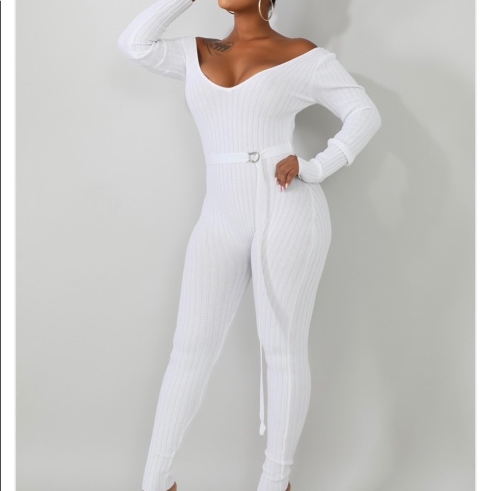 DALONDA RIB KNIT JUMPSUIT